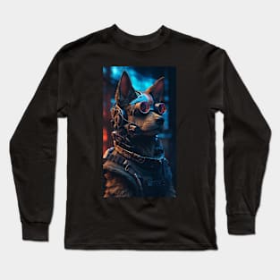 The Cyborg Dog Long Sleeve T-Shirt